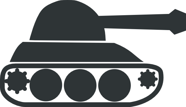 Gray Tank clip art - vector clip art online, royalty free & public ...