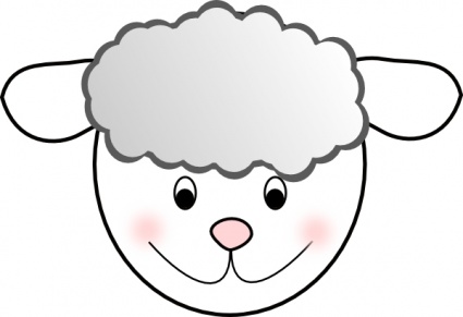Sheep Head Clipart Black And White | Clipart Panda - Free Clipart ...