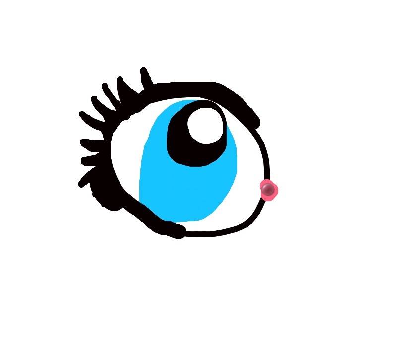 Doodled blue eye - blue eyes Picture