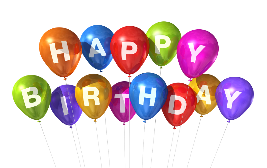 Happy Birthday Balloons - Cute Balloon for Birthdays