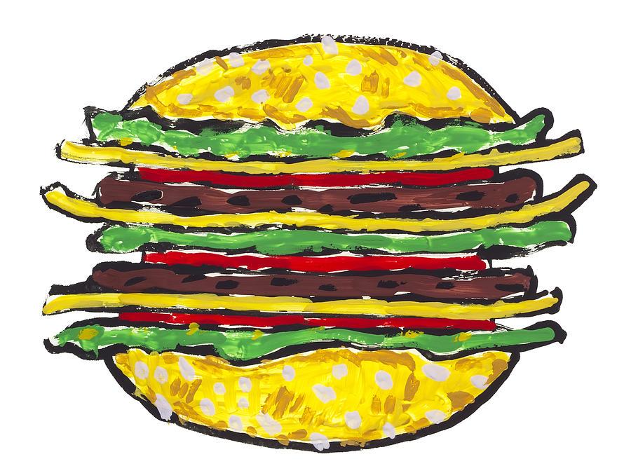 Sub Sandwich Drawing