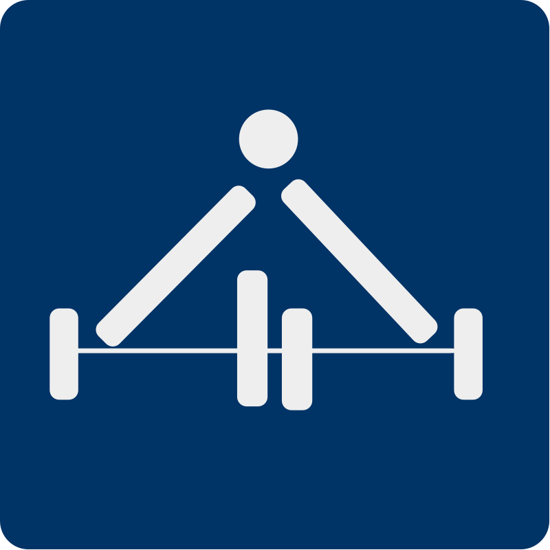 Weight lifting pictogram Free Vector / 4Vector