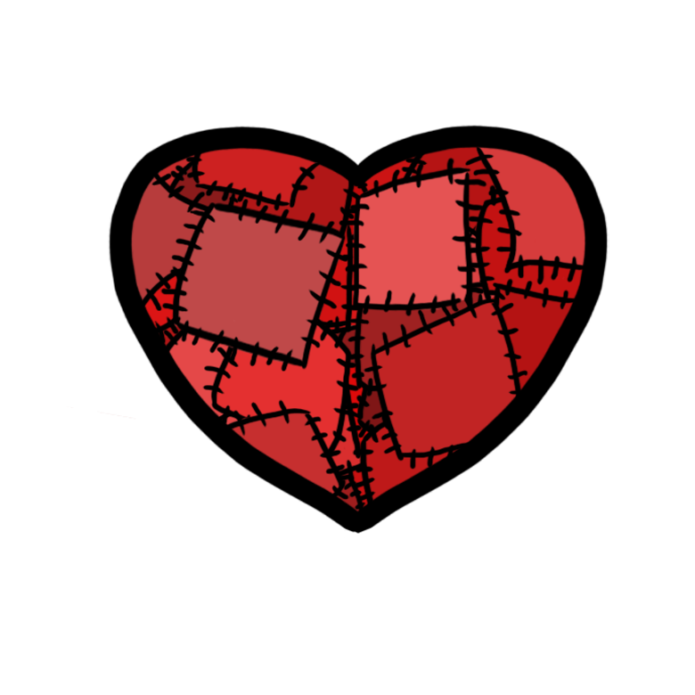 Stitched Heart by Hollow-Phoenix on deviantART