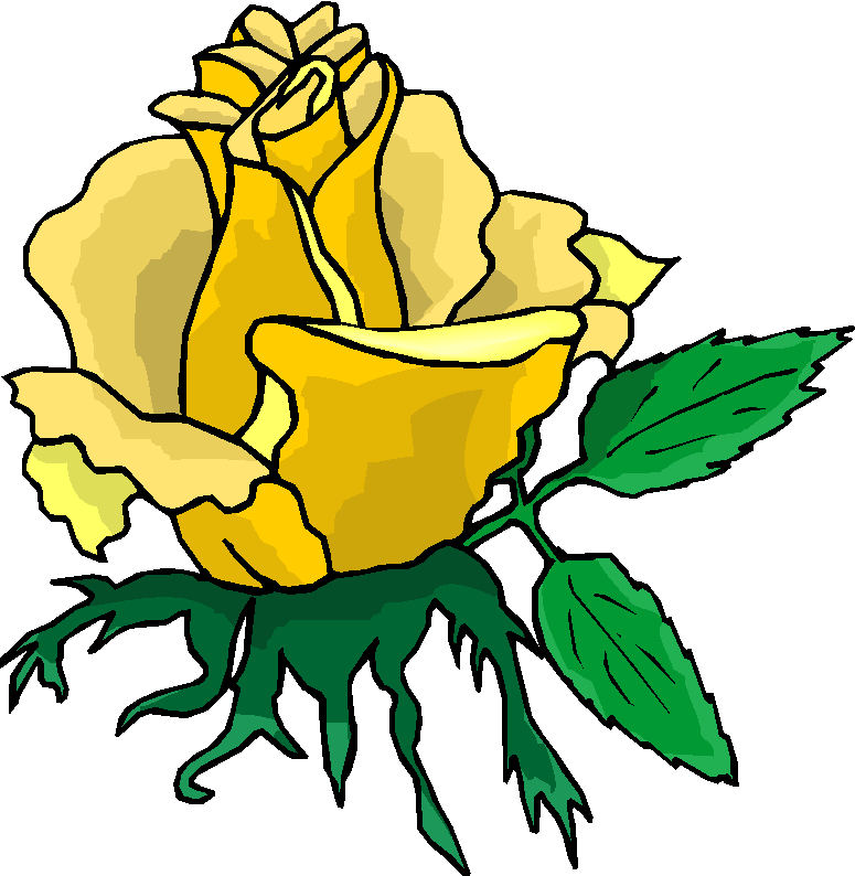 Yellow Rose Clip Art Free | clip art, clip art free, clip art ...