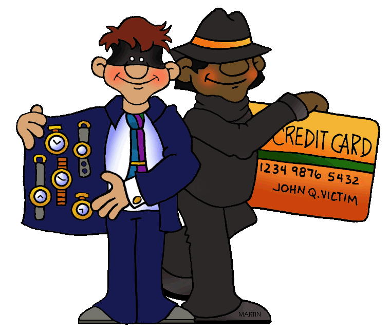 Free Criminal Justice Clip Art by Phillip Martin, Fraud
