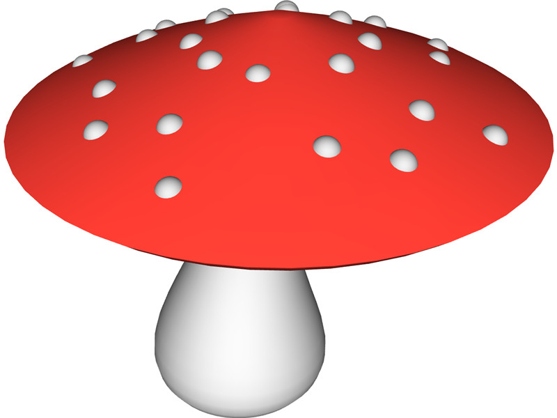 Magic Mushroom 3D Model Download | 3D CAD Browser