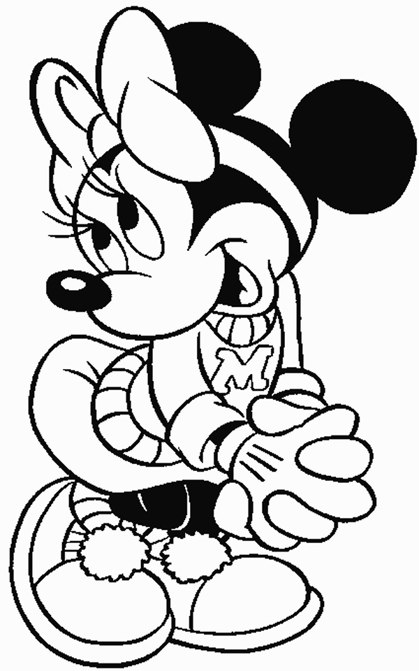 Baby Minnie Mouse Coloring Pages Index Of Tattoo