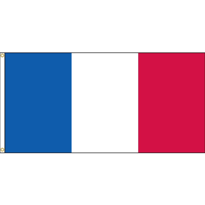 27" x 54" France Flag - Flags Unlimited Store