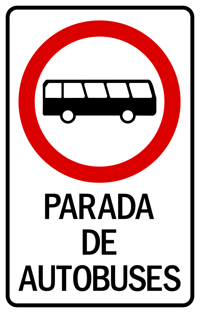 File:Nicaraguan bus stop sign.svg - Wikimedia Commons