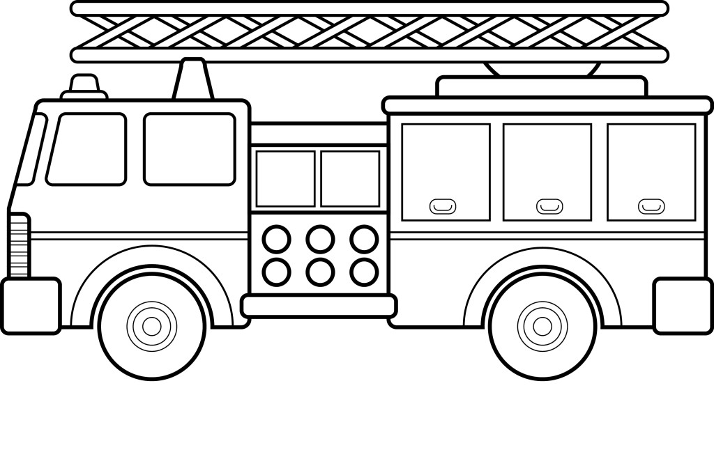 Free Printable Fire Truck Coloring Pages For | Hagio Graphic ...