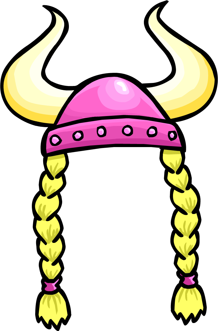 Pink Viking Helmet - Club Penguin Wiki - The free, editable ...