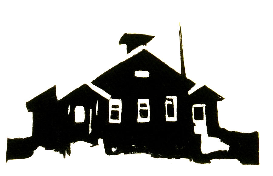Schoolhouse Silhouette by Chris DeVries - Schoolhouse Silhouette ...