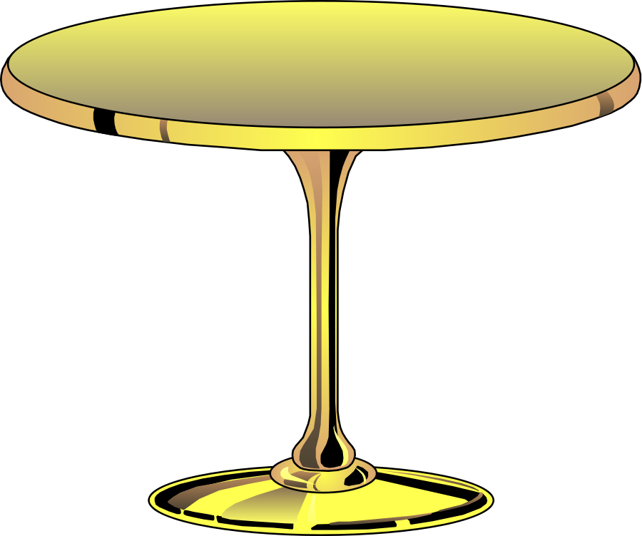 clipart of chairs and table - photo #37