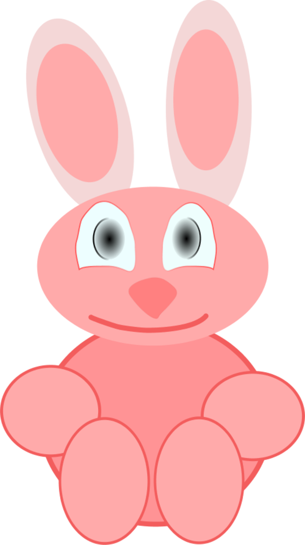 baby rabbit - vector Clip Art