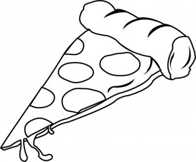 Cheese Pizza Clip Art Black And White | Clipart Panda - Free ...