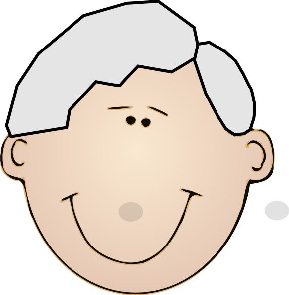 Grandpa Face clip art - vector clip art online, royalty free ...