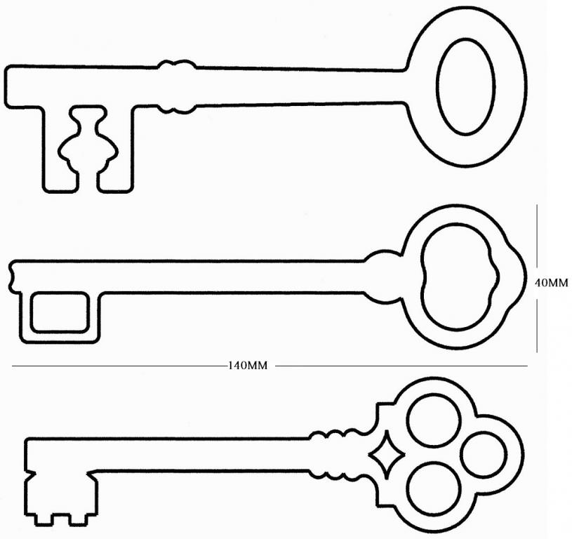 Skeleton Key Template Printable Printable Templates Free