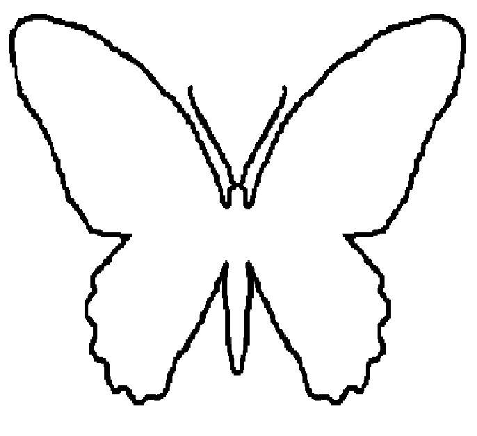 Printable Butterfly Cutouts - Cliparts.co