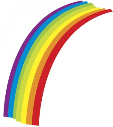 Rainbow clip art Vector clip art - Free vector for free download