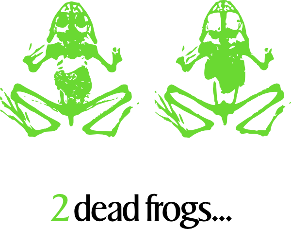 2 Dead Frogs SVG Downloads - Animal - Download vector clip art online
