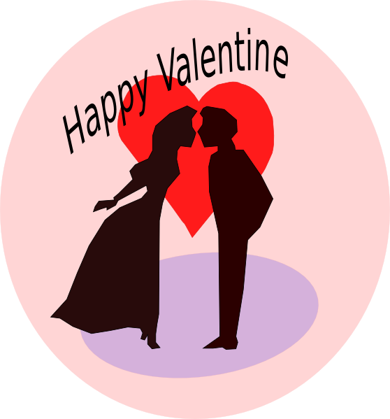 Happy Valentine clip art Free Vector / 4Vector