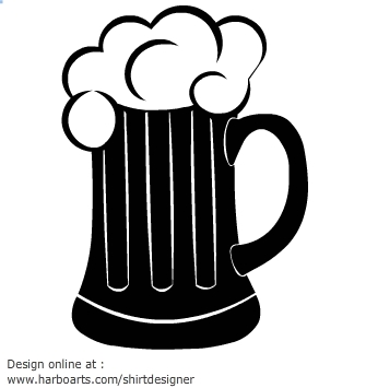 Black Beer Mug – Vector Graphic | Freelance Flash Development