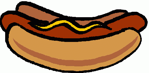 hot-dog-clipart-black-and- ...