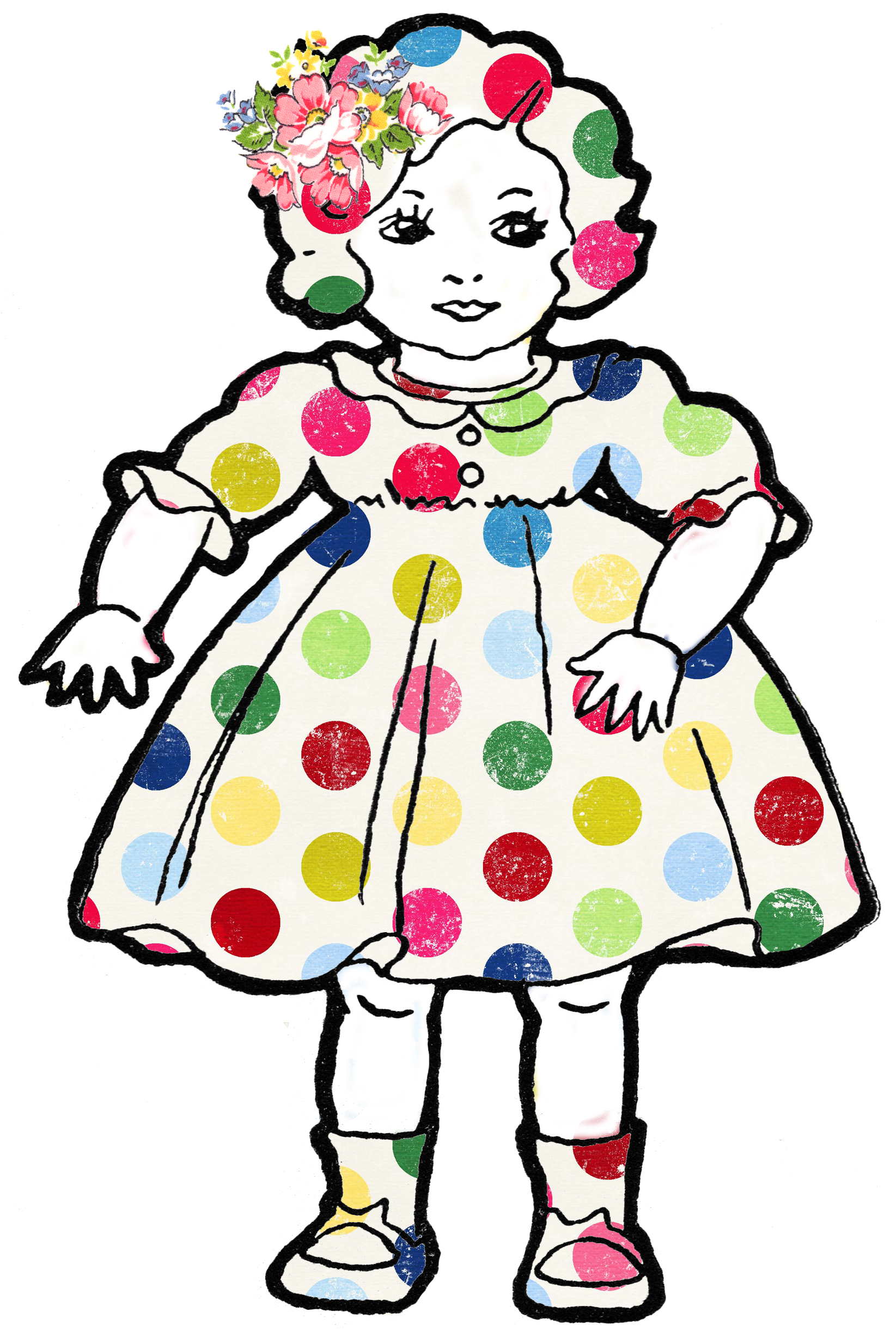 clipart of a doll - photo #25