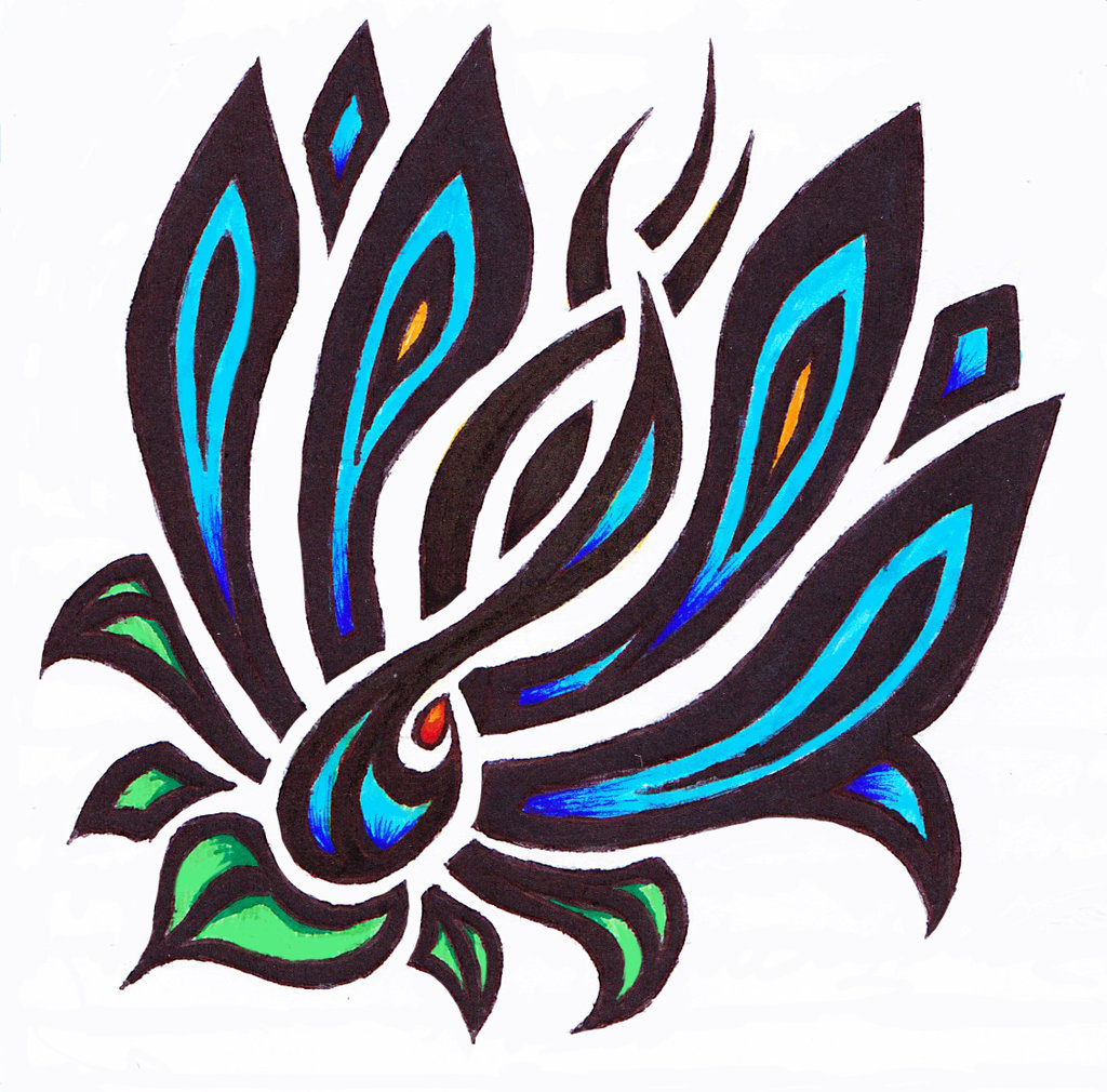 Tribal Flower tattoo by Ashlo4 on deviantART