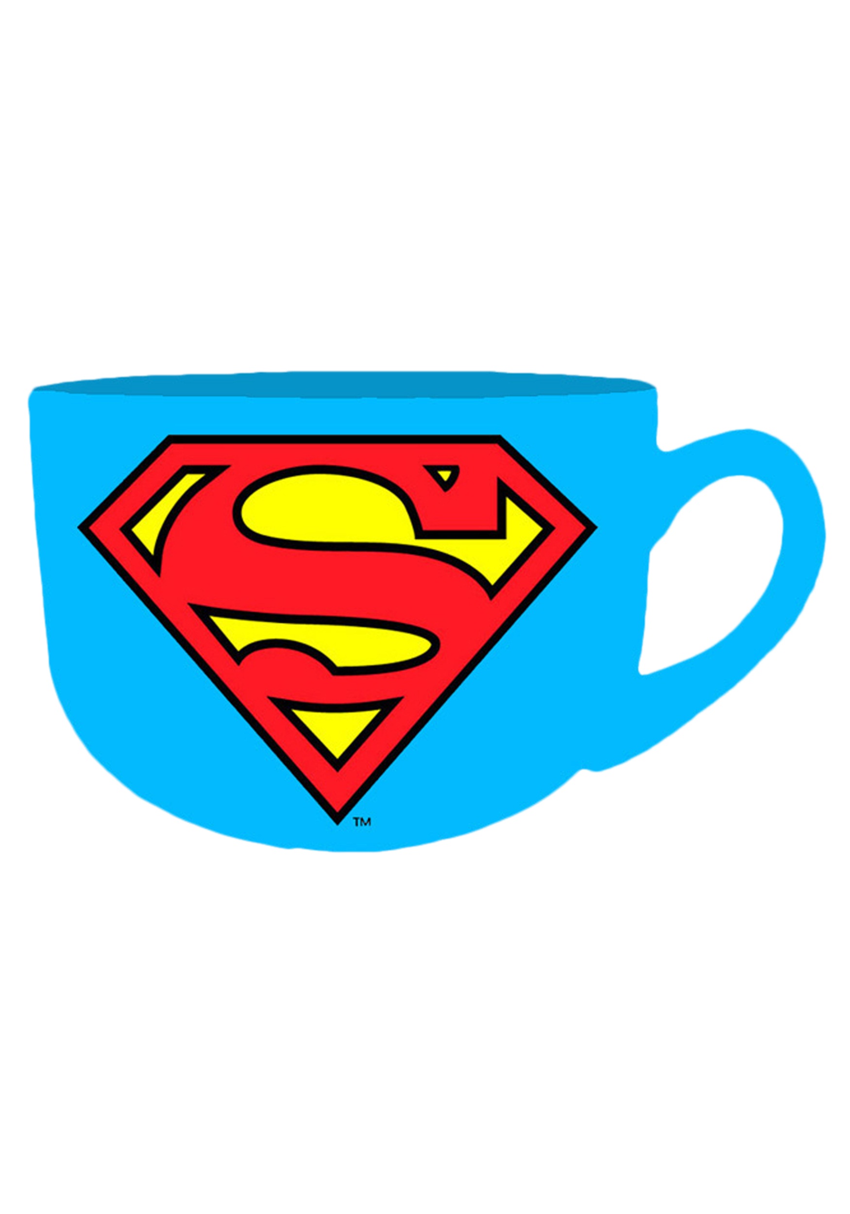 Superman Logo Soup Mug 24oz