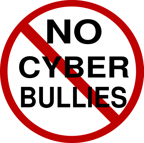 No Cyber Bullies clip art - vector clip art online, royalty free ...