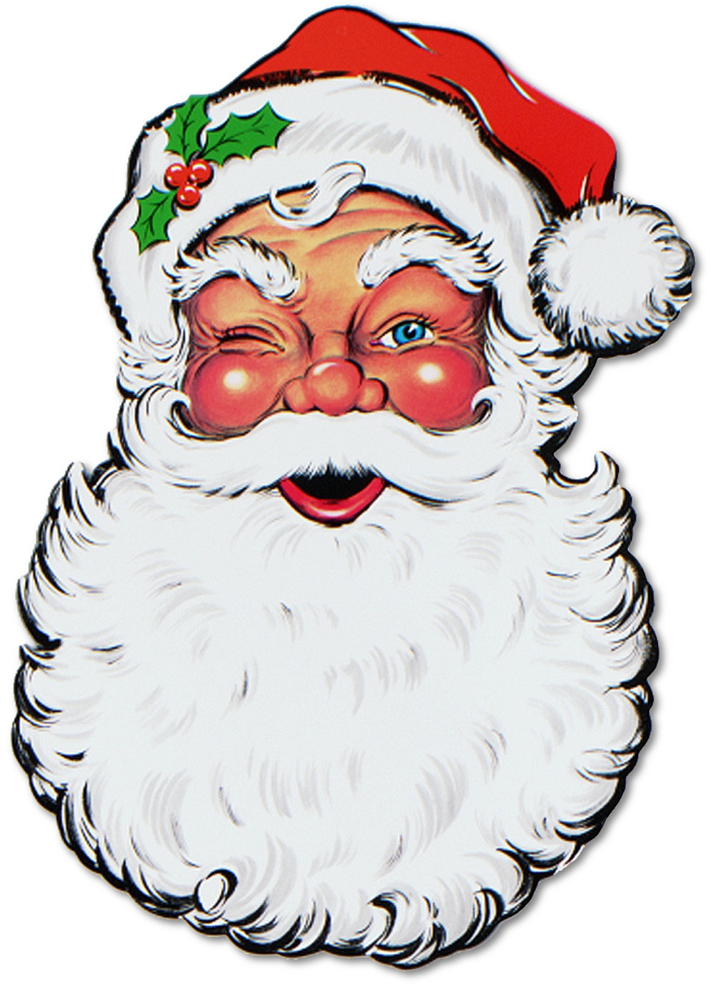 Santa Face Picture - ClipArt Best