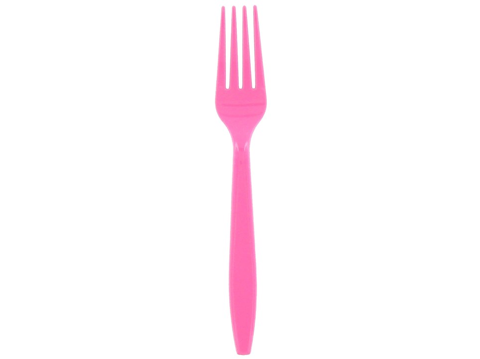 Bag-of-Chips Hot Pink Plastic Forks | Shop Hobby Lobby