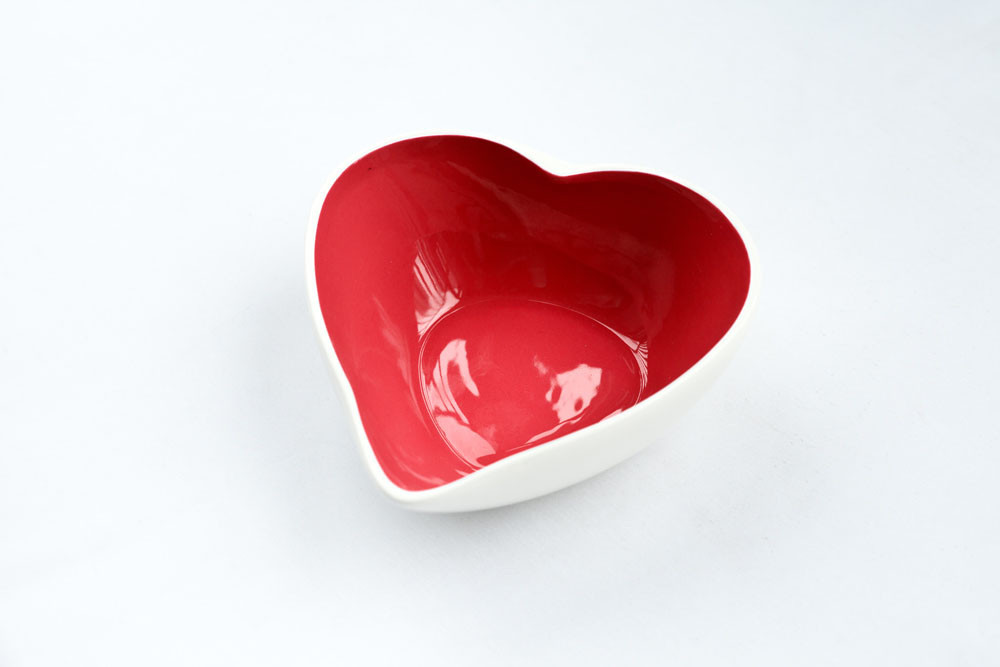 Heart Shape Assorted Ceramic Dog Bowl – greatjacksdirect