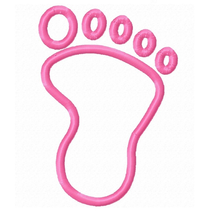 clip art pink baby feet - photo #35