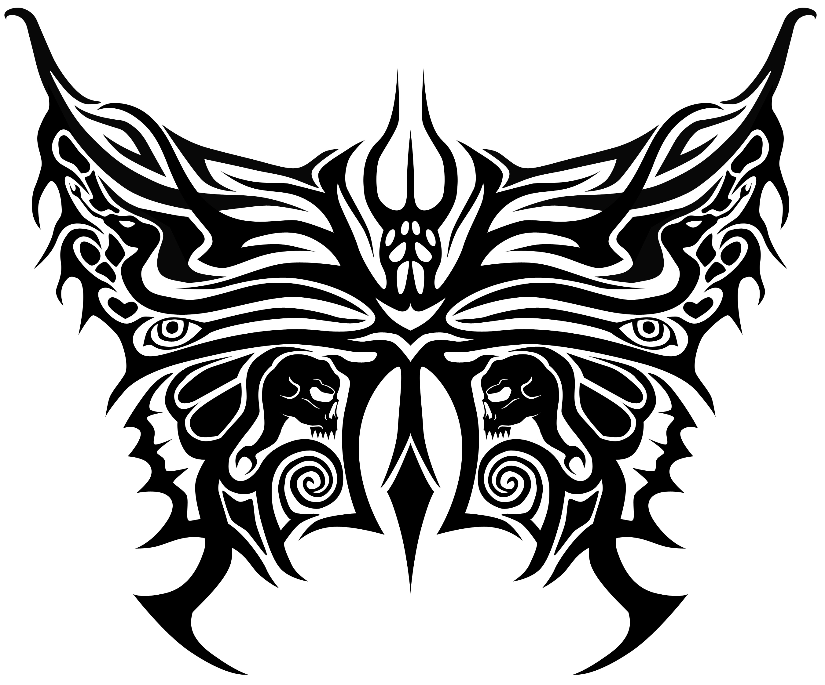 Tribal Butterfly Tattoos Ideas and Design - Tattoos Blog | Tattoos ...
