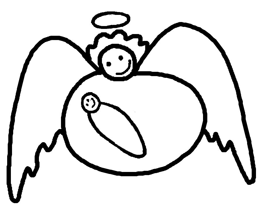 Angel Coloring Pages - Internet Church For Christ - Let Us Pray ...