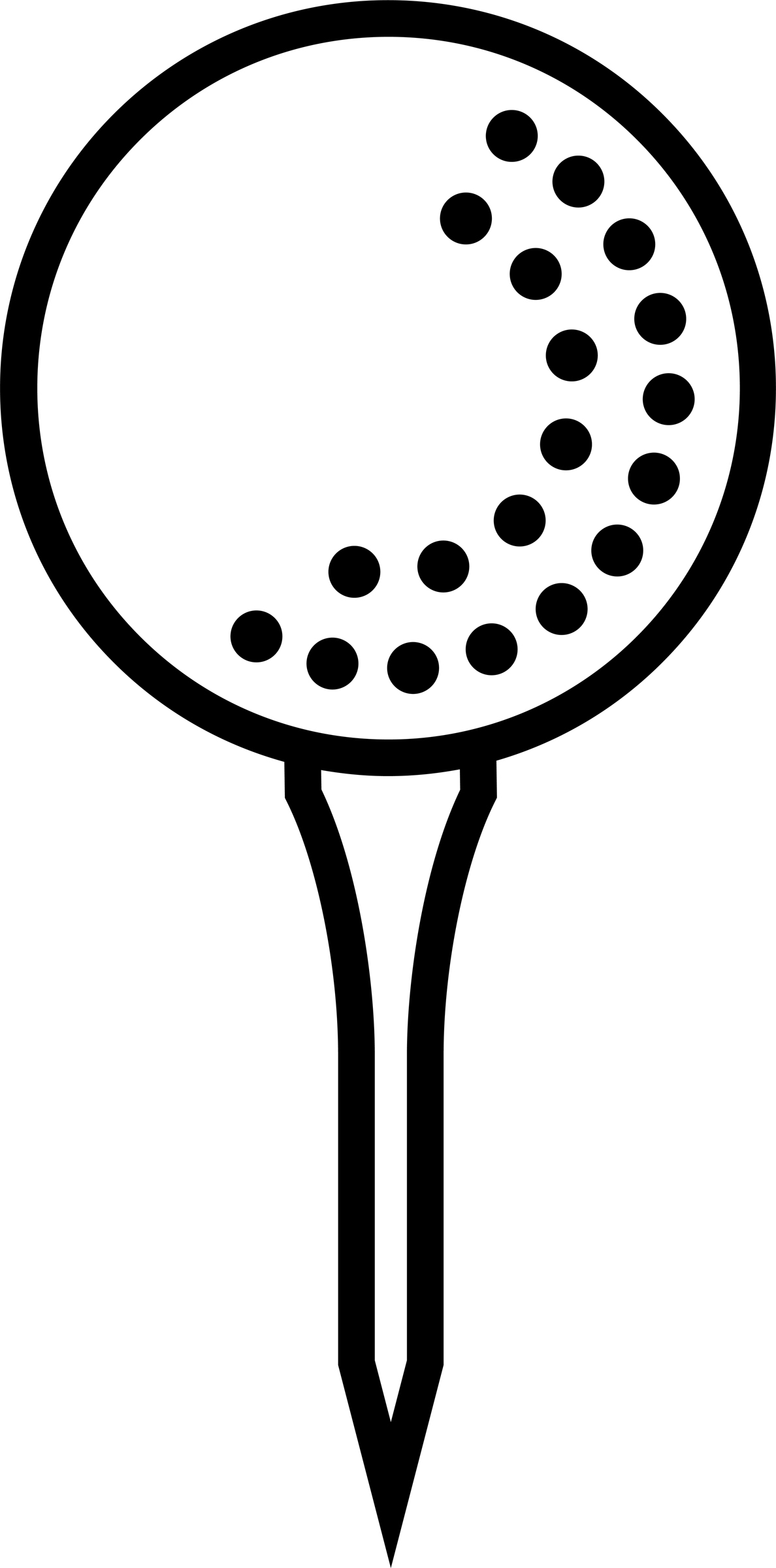 Golf Ball Black And White | Clipart Panda - Free Clipart Images
