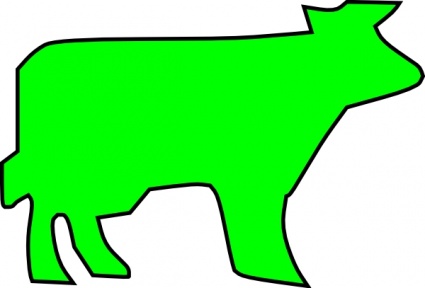 Farm Animal Outline clip art - Download free Other vectors