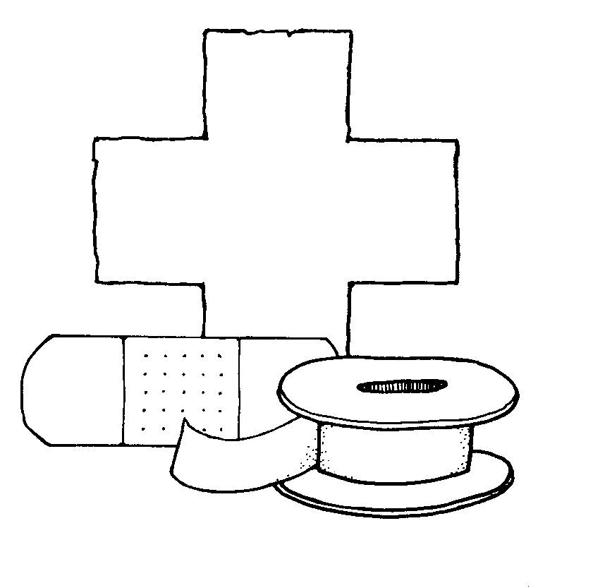 First Aid Coloring Page