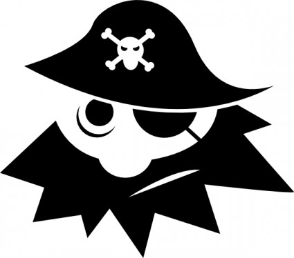 Pirate Skull And Bones clip art Vector clip art - Free vector for ...