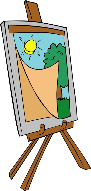 Free to Use & Public Domain Easel Clip Art
