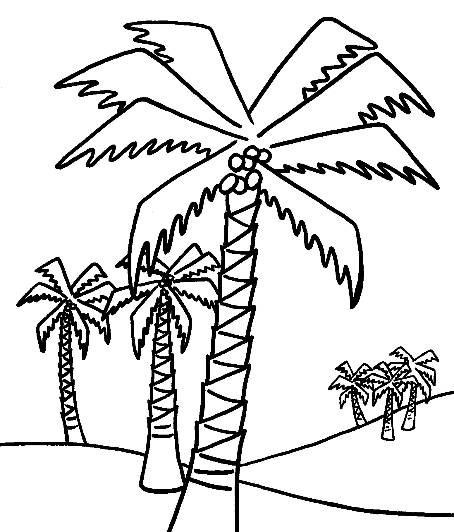 Cartoon palm tree printable Mike Folkerth - King of Simple ...