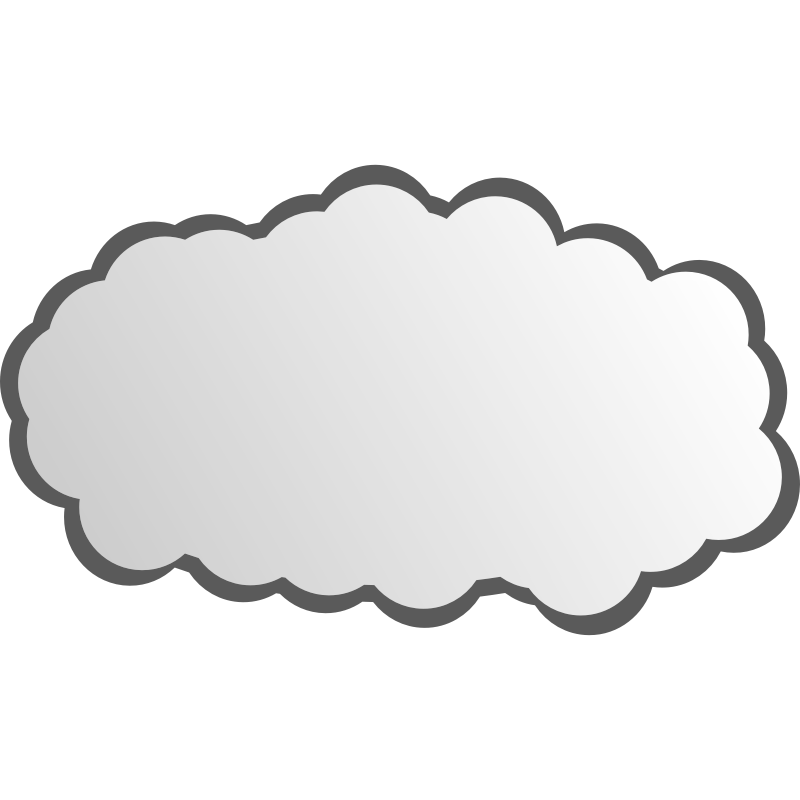 Clipart - Simple Cloud