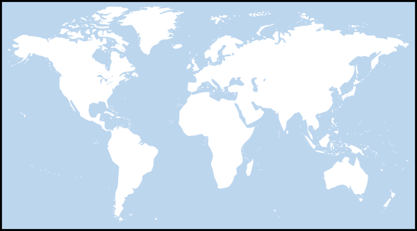 Light Blue World Map SVG Downloads - Map - Download vector clip ...