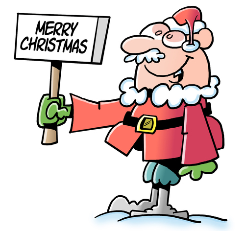 Merry Christmas By bindslev | Religion Cartoon | TOONPOOL
