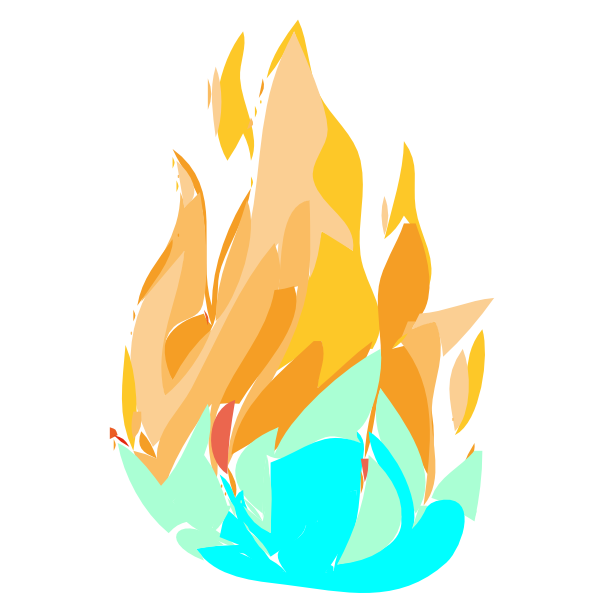 Fire And Ice clip art - vector clip art online, royalty free ...