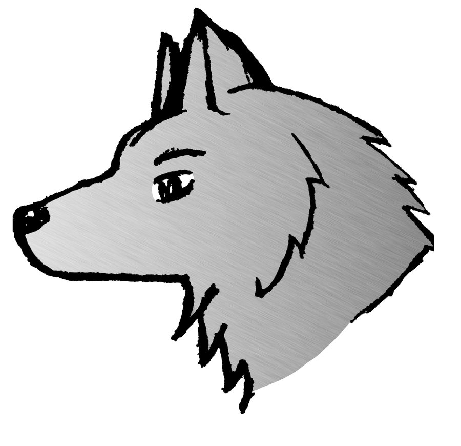 Simple Gray Wolf Drawing - Gallery