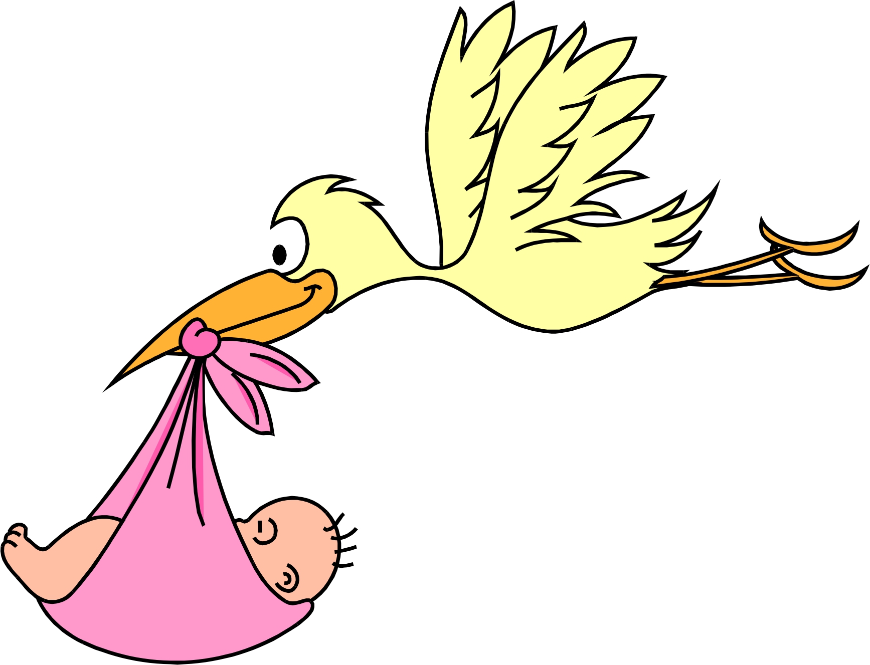 baby stork clipart - photo #18