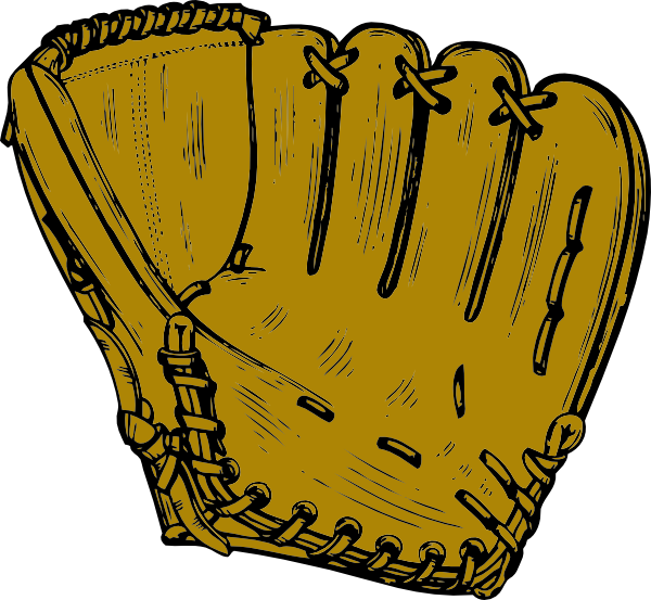Baseball Glove clip art - vector clip art online, royalty free ...